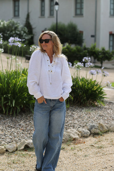 Vivienne linen blouse