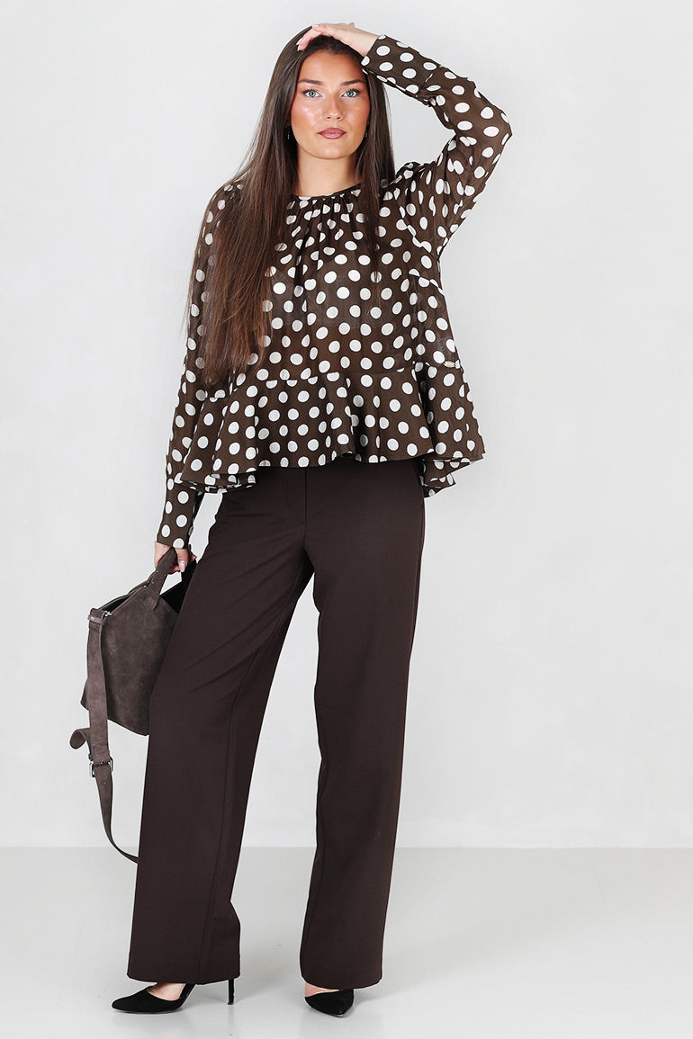 Striped Organza Top Dots – Fine Ting
